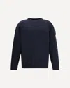 Stone Island Ghost Sweatshirt In Stretch Cotton In Blue