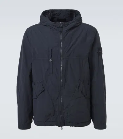 Stone Island Ghost Technical Jacket In Blue