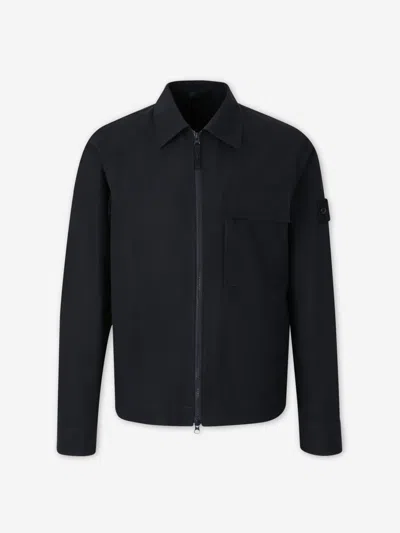 Stone Island Ghost Technical Jacket In Blue