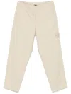 Stone Island Fleece Bermuda Shorts Green Cotton In Neutrals