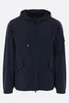 Stone Island Ghost Windbreaker In Brushed Nylon