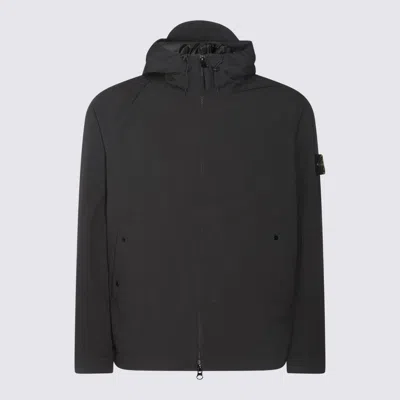 STONE ISLAND STONE ISLAND BLACK DOWN JACKET