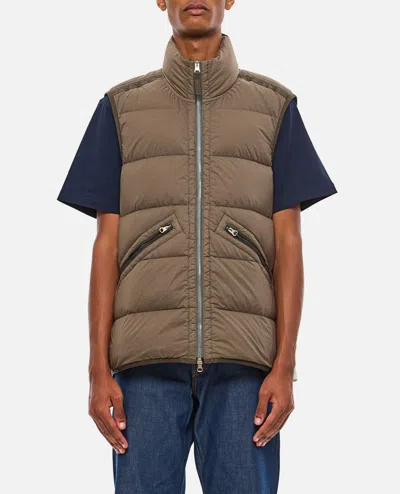 Stone Island Gilet In Brown