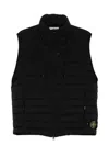 Stone Island Quilted High-neck Vest - Men's - Polyamide/elastane/duck Feathers In Black