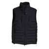 Stone Island Gilet Seamless Tunnel Nylon Down-tc In Black