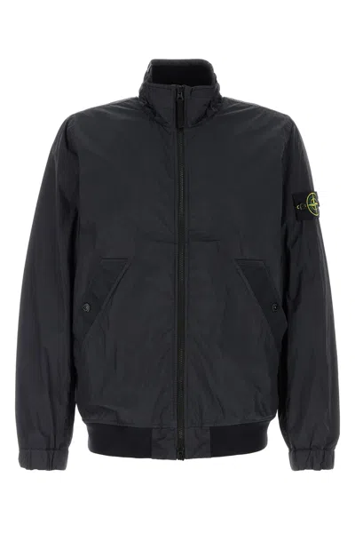 STONE ISLAND MIDNIGHT BLUE NYLON JACKET