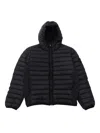 Stone Island Down Jacket In Blue