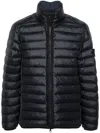 Stone Island Compass-badge Padded Jacket In Blue