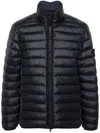 Stone Island Compass-badge Padded Jacket In Blue