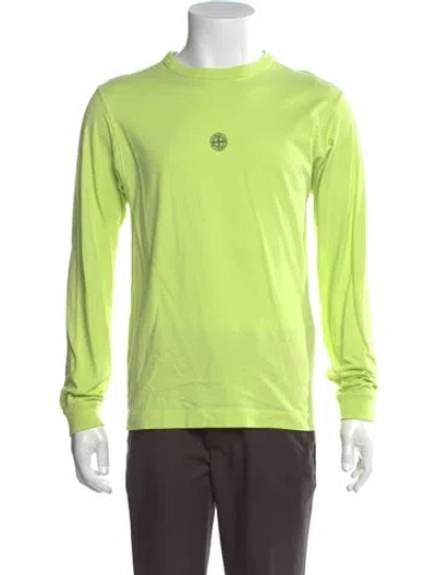 Pre-owned Stone Island Graphic Print Crew Neck T-shirt In Green