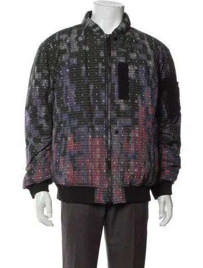 Pre-owned Stone Island Graphic Print Trucker Jacket In Multi