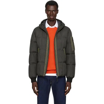 Stone Island Gray 4100034 Crinkle Reps Ny Down Jacket
