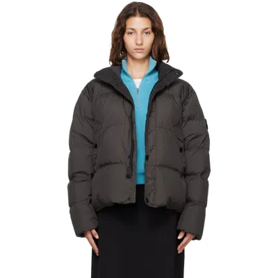 Stone Island グレー 4100109 Crinkle Reps Ny ダウンジャケット In Gray