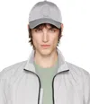 Stone Island Nylon Baseball Cap In V0061 - Pearl Grey