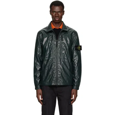 Stone Island Green 1200031 Nylon Lucido Jacket In Multi