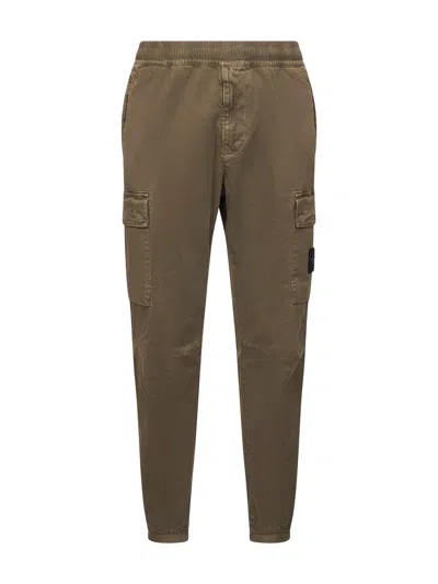 Stone Island Green Cargo Trousers