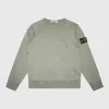 Stone Island Green Cotton Sweatshirt In Mud