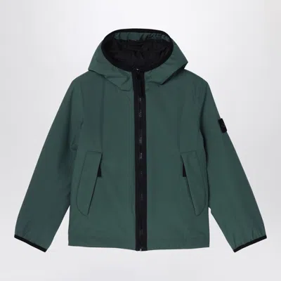 Stone Island Kids' Green Zipped Jacket