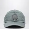 Stone Island Grey Baseball Cap With Drawstring In Grey