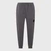 Stone Island Logo-patch Track Pants In Charcoal