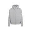Stone Island Grey Cotton Sweatshirt In Gray