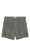 Stone Island Grey Logo Swim Shorts