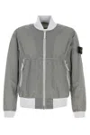 Stone Island Nylon Metal Bomber Jacket In Gray