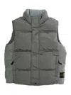 Stone Island Padded Panelled Vest In Gray