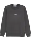 Stone Island Sweatshirt With Industrial Flow Print In Gray
