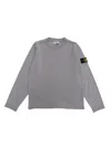 Stone Island Certified Virgin Wool Sweater In Gray