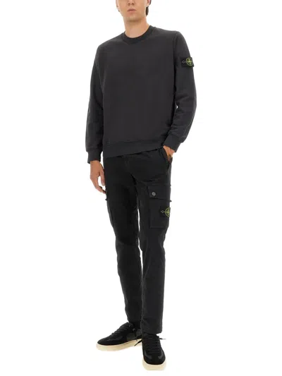 Stone Island Grey Sweatshirt In Gray