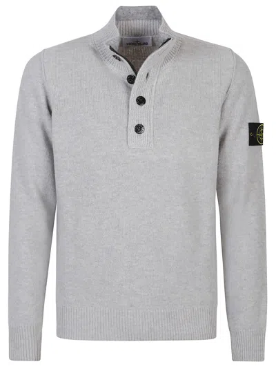 STONE ISLAND HALF BOTTON SWEATER
