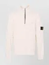 Stone Island Fine-ribbed Sweater In White