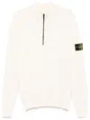 Stone Island Beige Vanise Ribbed Sweater In Nude & Neutrals