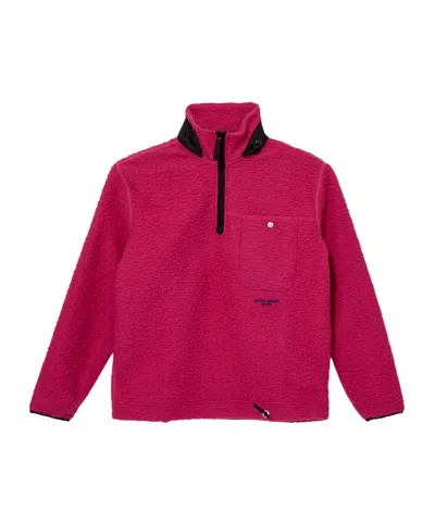 Stone Island Half-zip Sweatshirt In Pink