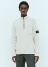 Stone Island 6100068 Half-zip Sweatshirt In Beige