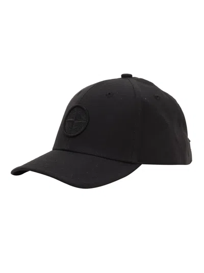 Stone Island Kids' Hat In Black