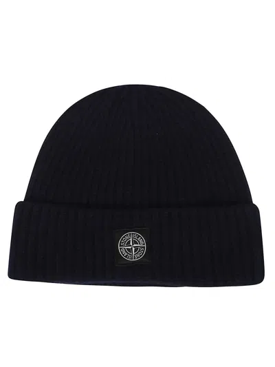 Stone Island Hat In Black
