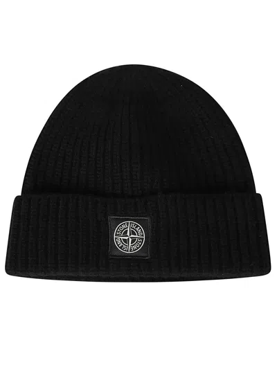 Stone Island Hat In Black