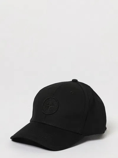 Stone Island Hat Kids  Junior In Black