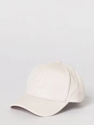 Stone Island Hat Kids  Junior In White