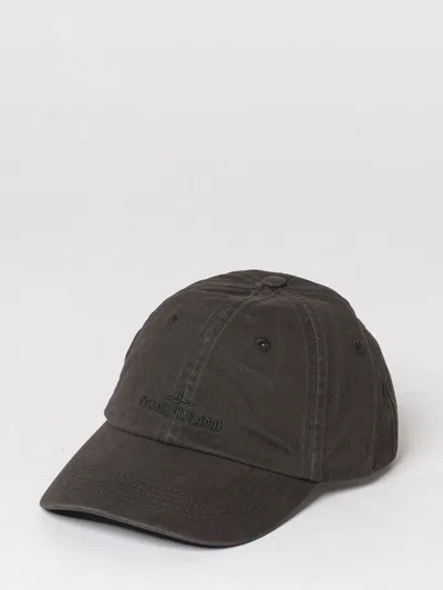 Stone Island 910000 Baseball Cap In Brown