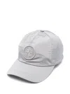 Stone Island Nylon Baseball Cap In Grey