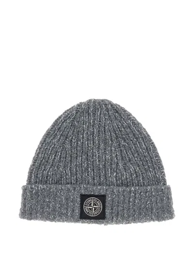Stone Island Hats In Gray