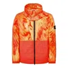 Stone Island Heat Reactive Hooded Nylon Jacket 'orange'