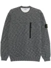 Stone Island Long-sleeved Sweater In Grey