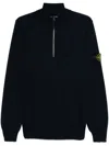 Stone Island Men's Ls Polo T-shirt In Blue