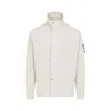 Stone Island Logo Patch High-neck Jacket In White