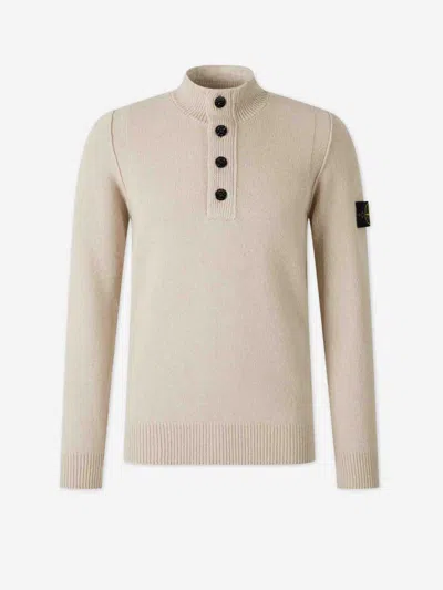 STONE ISLAND STONE ISLAND HIGH COLLAR JERSEY