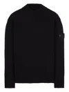 Stone Island High-neck Compass-badge Sweater In Black
